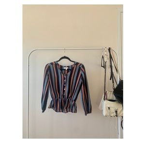 Lightweight striped blouse